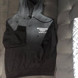 Rockstar Original Black & Charcoal Ombre Hoodie